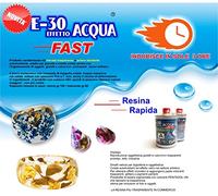 RESINA EPOSSIDICA TRASPARENTE PROCHIMA E-30 EFFETTO ACQUA FAST PER STAMPI EFFETTO VETRO/PLEXIGLASS GR. 320