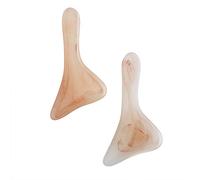 Resina GuaSha Massaggio Raschiatura for Massaggiatore Raschiare Terapia Dei Punti di Agopuntura Digitopressione Viso Collo Corpo Cera D'api Guasha Raschietto 1 Pz (Color : 1PCS Shown)