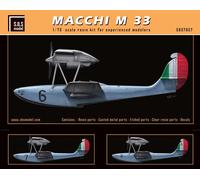 resina Macchi M 33 kit completo 1/72 SBS 7027