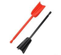 Resina Mixer Drill Attacco 2-Pack Fast Mixing Tool | Struttura in plastica, design resistente alla piegatura, riutilizzabile dopo il lavaggio, colori nero e rosso inclusi
