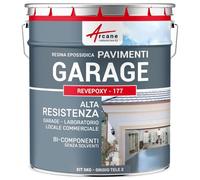 Resina per pavimenti di garage - Vernice epossidica per pavimenti : REVEPOXY - 177 - Telegris 2 - RAL 7046 - ARCANE INDUSTRIES