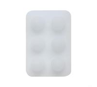 Resina siliconica per la realizzazione di perline cubiche e rotonde, supporto per gioielli a base epossidica e prototipazione (10 mm rotondo (senza fori)