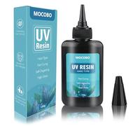 Resina UV 100 g, colla UV dura, cristallina, indurimento solare, solidificazione della luce UV, decorazione fai da te, versamento e rivestimento