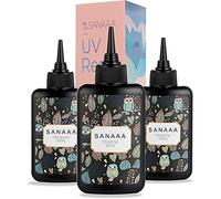 Resina UV 300G Trasparente Dura, Resina Polimerizzante Solare UV Trasparente per La Creazione di gioielli fai-da-te