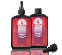 Resina UV Cristallina Tipo duro 250g Resina UV indurente UV trasparente, Resina attivata dalla luce solare per polimerizzazione solare per la produzione di gioielli in resina fai-da-te