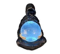 Resine Death Dio Cristallo LED Light Up Volanti Pipistrelli Decorazione di Halloween Per La Casa Feste & Regali Da Collezione Spaventoso LED Sfera di Cristallo Per La Casa