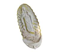 Resine Figurina Font Holy Carattere Cattolico Decorativo Ornamento Sospeso Per L'impostazione Spirituale Pendenti Della Piscina Dono Resine CHRISTICH MOLTO CHRIBERE FONT