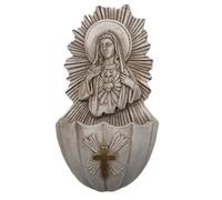 Resine Sacre Font Holy Font Key Box Box Scultura Religiosa Ornamento Sospeso per I Decori Ingresso Ufficio per L'home Office