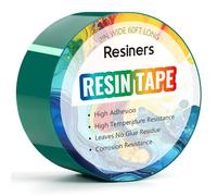 Resiners Nastro per Resina Epossidica - 50mm x 18m - Nastro Termico Resistente, Facile Distacco, per Tavoli Fiume, Verde