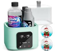 Resiners Precalda risina & EU Plug, Smolzisce la viscosità & Riduce le bolle, Controllo intelligente e preciso della temperatura e del tempo, Caldaia multifunzionale con grande capacità per resina