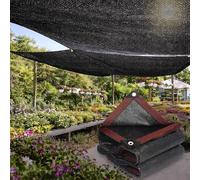 Resinta UV Sun e 90% rete nera per giardino serra baldacchino cane cane pollo Va dimensioni 0,9 x 1,8 m a 14,6 x 15,2 m (11,6 x 11,6 m) con occhielli
