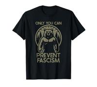 Resist Bear Only You Can Prevent Protest Men Women Democracy Maglietta