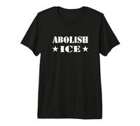 Resist Deportation Support Immigrants & Refugees Abolish Ice Maglietta Premium