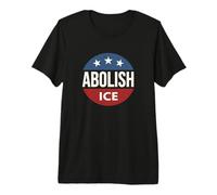 Resist Deportation Support Immigrants & Refugees Abolish Ice Maglietta Premium