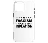 Resist Fascism is Worse Than Inflation No Kings Anti-Fascism Custodia per iPhone 16 Pro Max
