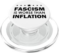 Resist Fascism is Worse Than Inflation No Kings Anti-Fascism PopSockets PopGrip per MagSafe