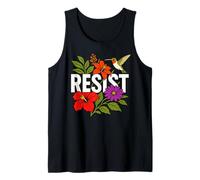 RESIST Floral Political Protest Feminist Resist Canotta
