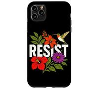 RESIST Floral Political Protest Feminist Resist Custodia per iPhone 11 Pro Max