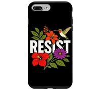 RESIST Floral Political Protest Feminist Resist Custodia per iPhone 7 Plus/8 Plus