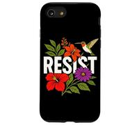 RESIST Floral Political Protest Feminist Resist Custodia per iPhone SE (2020) / 7 / 8