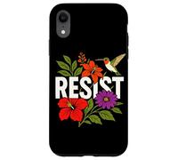 RESIST Floral Political Protest Feminist Resist Custodia per iPhone XR