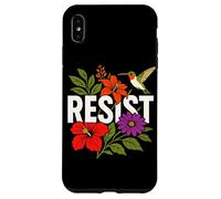 RESIST Floral Political Protest Feminist Resist Custodia per iPhone XS Max
