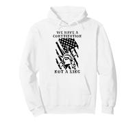 Resist No Kings in America We Have a Constitution Not a King Felpa con Cappuccio
