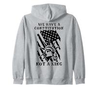 Resist No Kings in America We Have a Constitution Not a King Felpa con Cappuccio