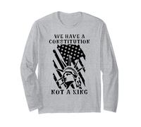 Resist No Kings in America We Have a Constitution Not a King Maglia a Manica