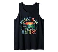 Resist Our Nature Bear Old US National Parks Canotta