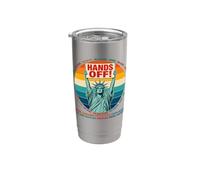 Resist Resistance USA Statue of Liberty Hands Off Protest Bicchiere termico in acciaio inox doppia parete