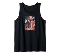 Resist Star Power Revolution Rebellion Retro Black Canotta