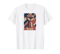 Resist Star Revolution Rebellion Retro Black Maglietta