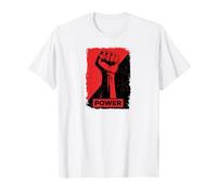 Resist Star Revolution Rebellion Retro Black Maglietta