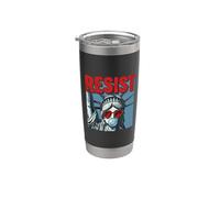 Resist Statue Liberty Bubblegum Protest Equality Bicchiere termico in acciaio inox doppia parete
