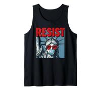 Resist Statue Liberty Bubblegum Protest Equality Canotta