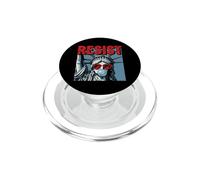 Resist Statue Liberty Bubblegum Protest Equality PopSockets PopGrip per MagSafe