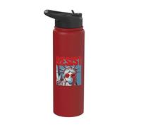 Resist Statue Liberty Bubblegum Protest Equality Stainless Steel Insulated Water Bottle