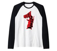 Resist Street Style Delacroix Liberty alla Guida del Popolo Maglia con Maniche Raglan