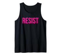 Resist T-Shirt Rosa Bold Message T-Shirt Canotta