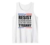 Resist Tyranny PRO Democracy Dies in Silence Dissent No King Canotta