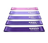 Resistance Bands, Anti Slip Elastic Exercise Straps For Strength Training | Flexible Workout Gear Supports Leg Arm Exercises Stretching Mobility Strength Building For Gym Home Yoga Fitness Training