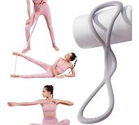 Resistance Bands, Figure 8 Exercise Bands For Women Men, Elastic Rope Stretch Bands For Yoga Pilates, Fullbody Yoga Pulling Rope For Arms, Back, Portable Shoulder Stretch With Handles(Grey 35lb)