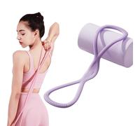 Resistance Bands,Figure 8 Resistance Bands for Women Men,15/25/35 lb High Elasticity,Luminous Exercise Bands with Handles for Working Out,Arm,Chest Expander Strap,Yoga,Starter Set (Purple 25lb)