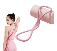 Resistance Bands,Figure 8 Resistance Bands for Women Men,15/25/35 lb High Elasticity,Luminous Exercise Bands with Handles for Working Out,Arm,Chest Expander Strap,Yoga,Starter Set (Purple 15lb)
