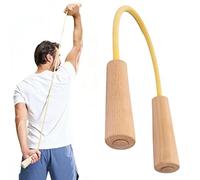 Resistance Bands for Back - Strength Training Handles, Exercise Workout Stretch Bands with Wooden Grip Handles, Fitness Resistance Trainer Tool for Arms Legs Back Core Mobility Physical Home G