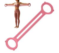 Resistance Bands Trainer, Arm Muscle Builder, Silicone Elastic with Sturdy Grip, Non-slip Handle with Comfortable Fit, Fitness Accessory, Figure 8 Band for Yoga Pilates Stretching Workout