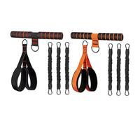 Resistance Bands With Handles - 30 Lbs Multifunction Ab Trainer, Pedal Resistance Band Tension Rope, Stretch Strength Conditioning Equipment, Elastic Muscle Toning Exercise System | Home Fitness Gym