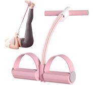 Resistance Bands - Yoga Pedal Pull Rope, Elastic HD Exercise With Handles, Durable Fitness Equipment For Full Body Stretching And Strength Training | Women Pilates Gym Workout Travel