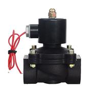 Resiste a pressioni elevate e temperature estreme DN8-DN50 Elettrovalvola motorizzata in plastica DN8 normalmente chiusa AC220V DC24V DC12V for acqua olio aria(Dc12v,DN32)